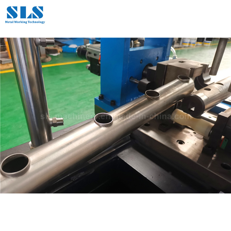 Monthly Deals Aluminum Copper Stainless Steel Tubulars Hydraulic Flute Tube Hole Drilling Piercing Press Collaring CNC Automatic Pipe Punching Flanging Machine