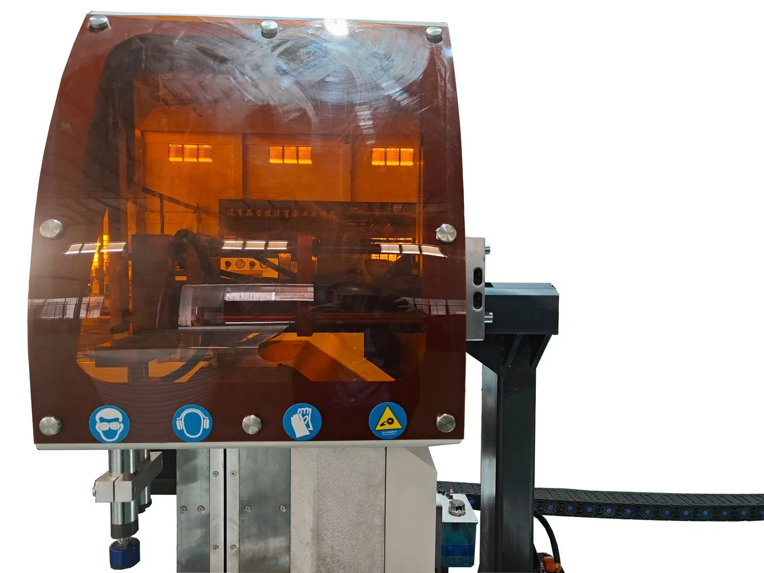 Aluminum Profile Window and Door Making Machine Cutting Drilling Milling Punching Double Head Mitre Saw Spare Parts Provided