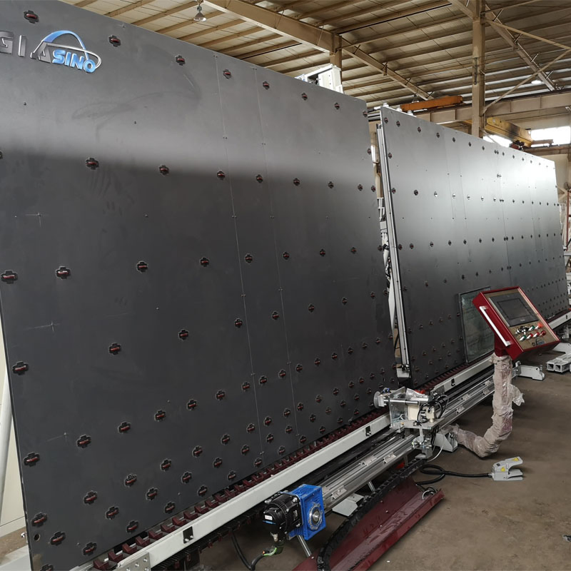 Insulating Glass Sealing Robot Insulated Production Line Double Glazing Sealing Silicone Extruding Washing Edging Tempering Machine