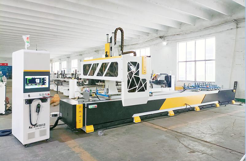 4 Axis Horizontal and Vertical CNC Gantry Machining Center for New Energy Vehicles/Aluminum Profile/Auto Parts Processing/Window Door Making Machine