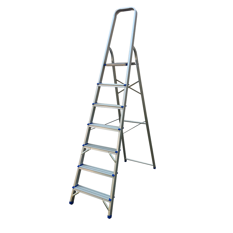 Aluminum Household Ladder Making Machine with Automatic Punching and Drilling System for Front Rail