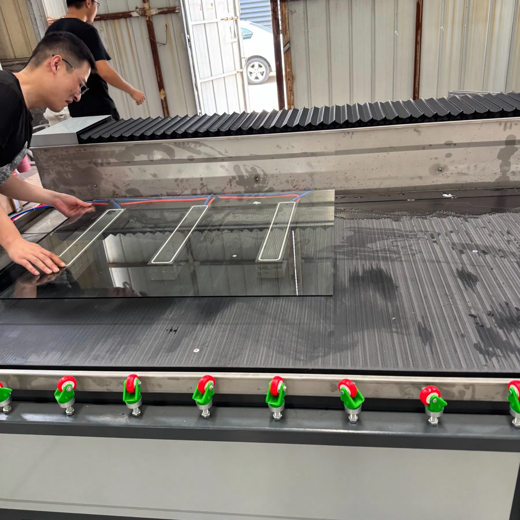 Low Price CNC 3 Axis Milling Machines Large Area Antomatic Cutting Machine Drilling Digging CNC Glass Milling Machine for Door Windows