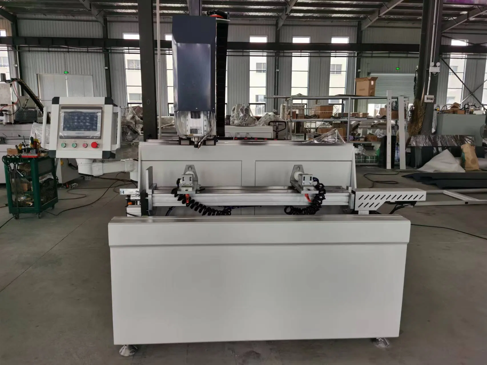 Aluminum Profile Three-Sided Processing CNC Drilling and Milling Machine High-Performance Aluminum Door and Window Punching Machine