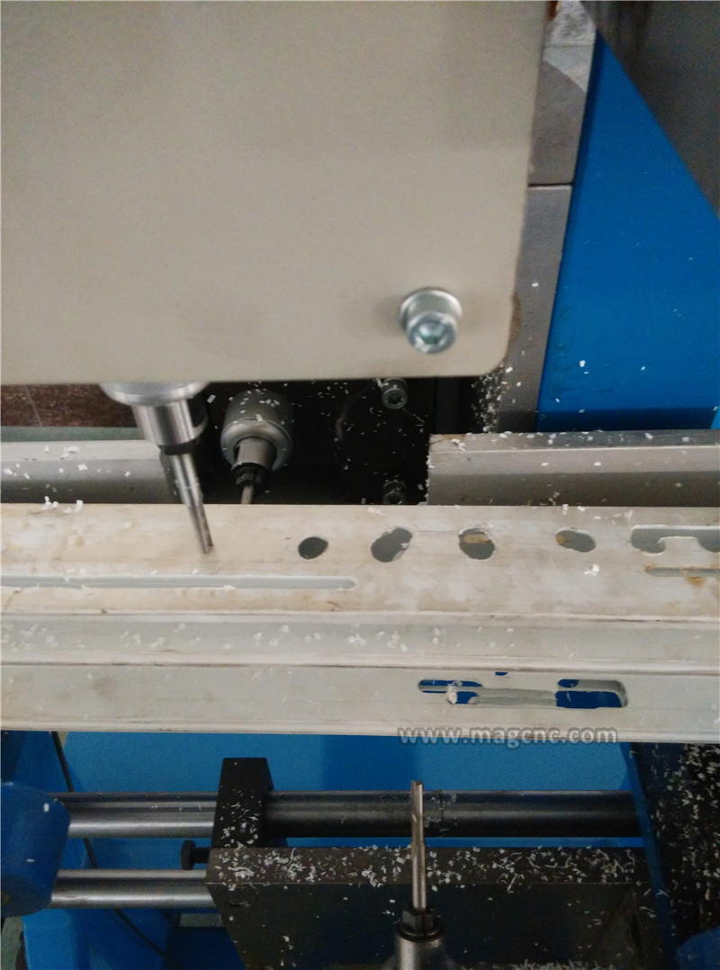Aluminum Profile Punching Machine Hardware Water Slot Drilling Lock Hole Milling Machine