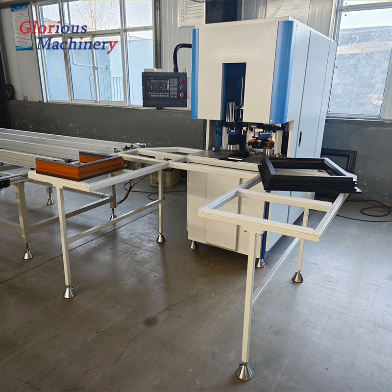 Automatic Cleaning PVC Door Making Machine 90 Degree Corner Machinery Window Cleaners