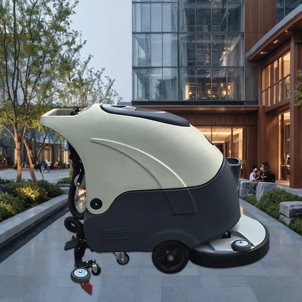 Multi-Angle Articulating Floor Scrubbing Head Machine for Corner Cleaning in Garages