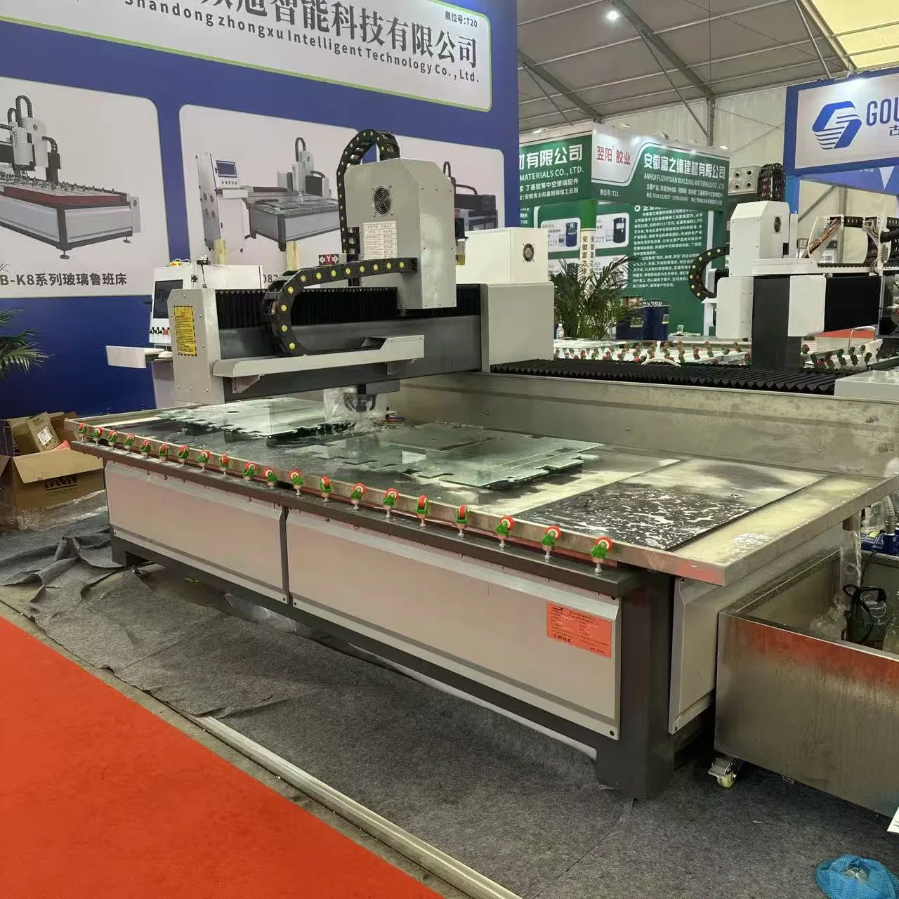 Versatile CNC Glass Milling Machine for Doors and Windows