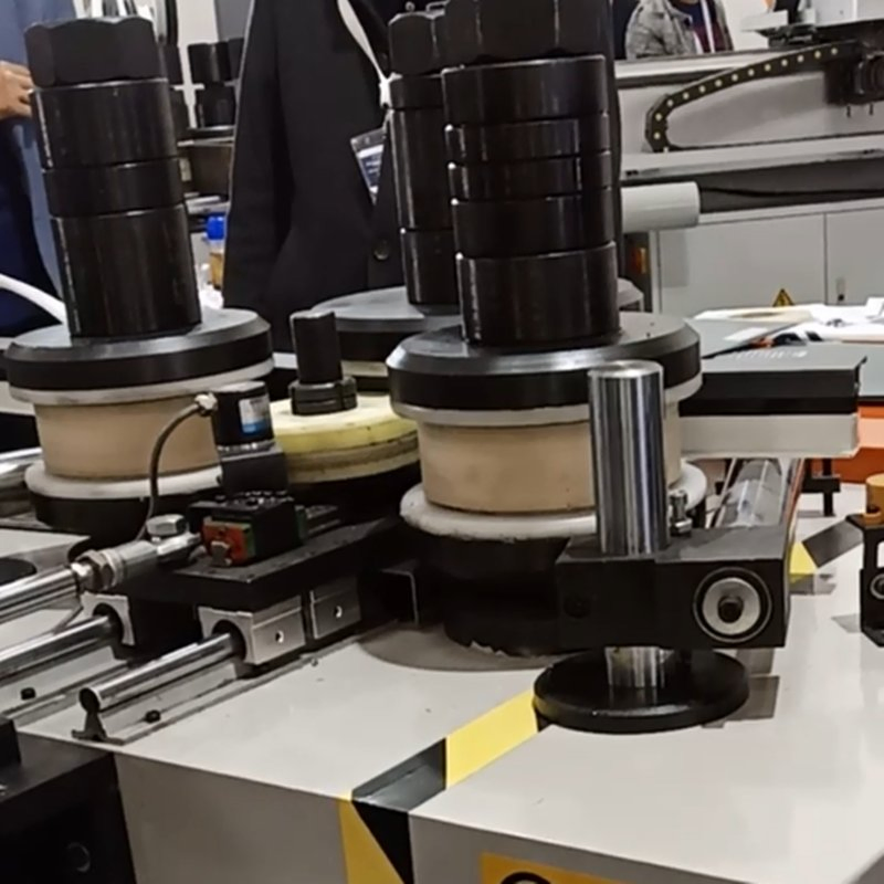 Automatic 3 4 Axis CNC PVC UPVC Aluminum Profile Carbon Stainless Steel Pipe Tube Doors and Windows 20t Roller Rolling Bending Machine