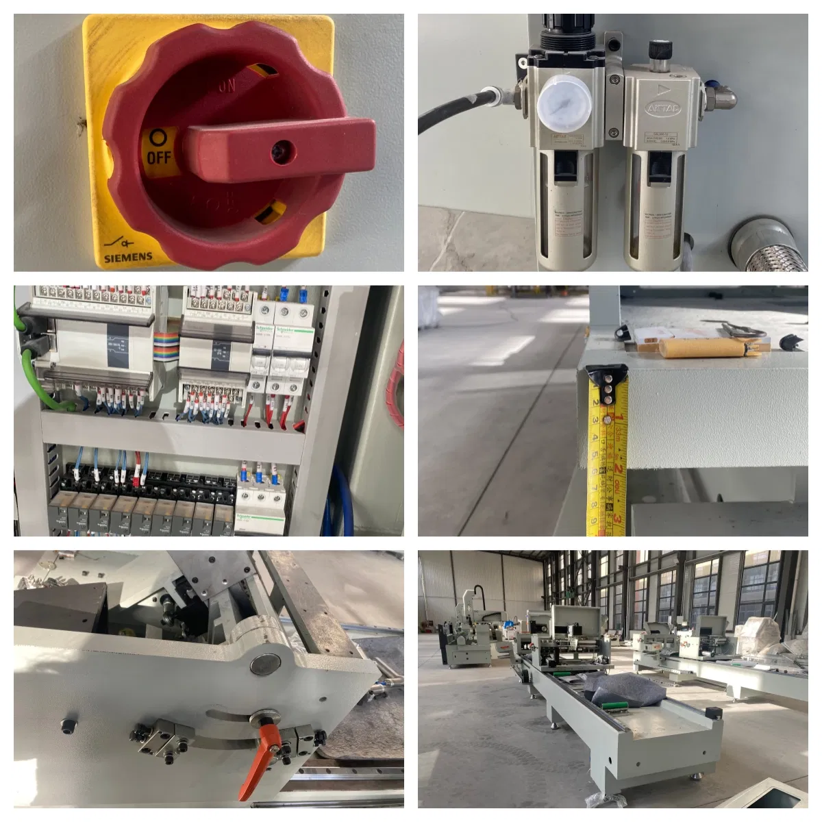 CNC Double-Head Cutting Saw Detail 1