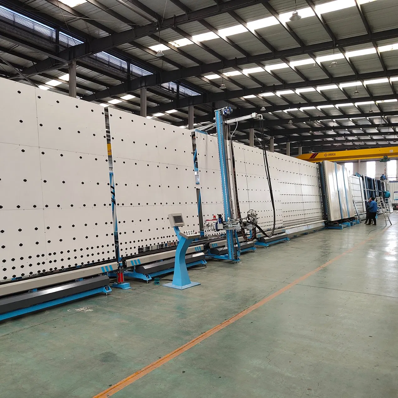 Automatic PLC Servo Controlled Sealant Spreading Machine for Insulated Glass Secondary Sealing - Smooth&amp; Easy Operation