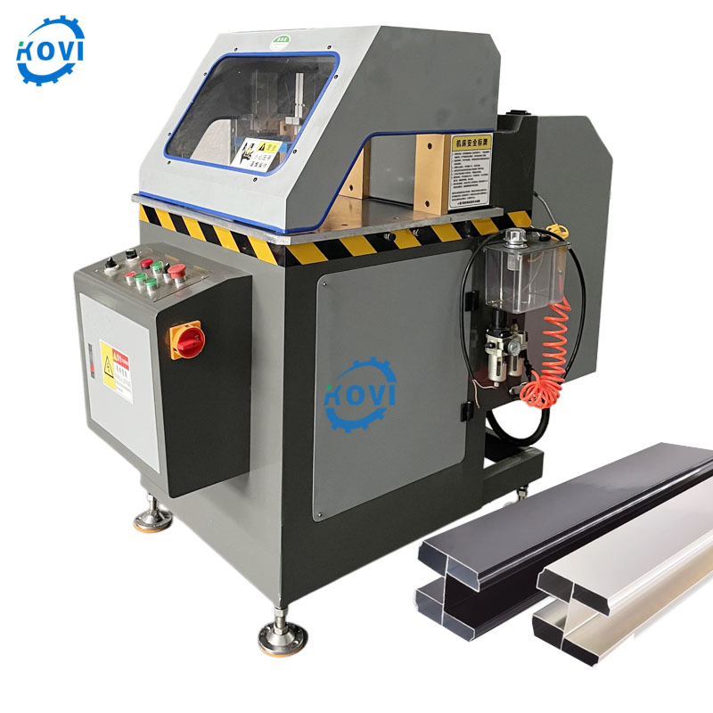 Positioning System Single Head 45 and 90 Degree PVC Aluminum Profile Heavy Cutting Machine for Windows UPVC Door