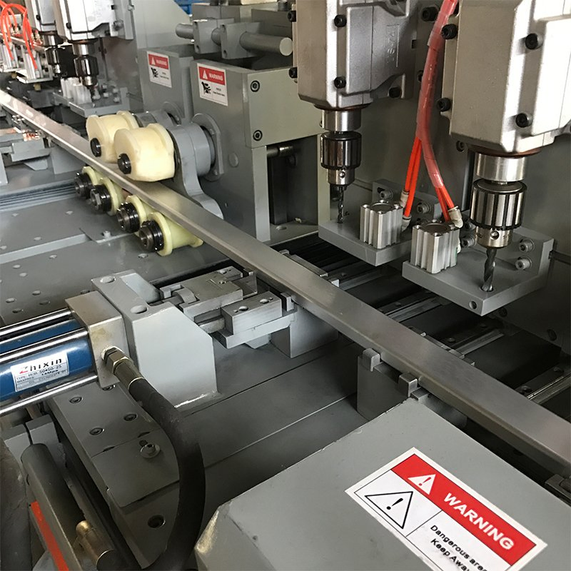 Aluminum Domestic Ladder Making Machine with Automatic Punching-Bending-Drilling