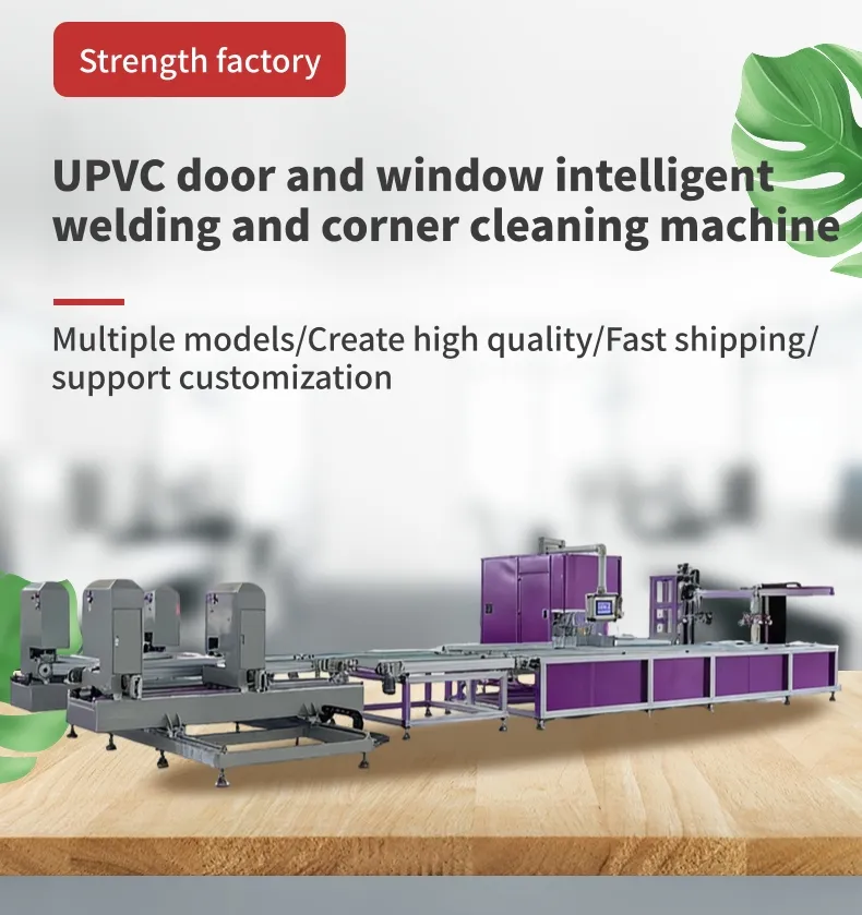 Welding and Corner Cleaning Machine