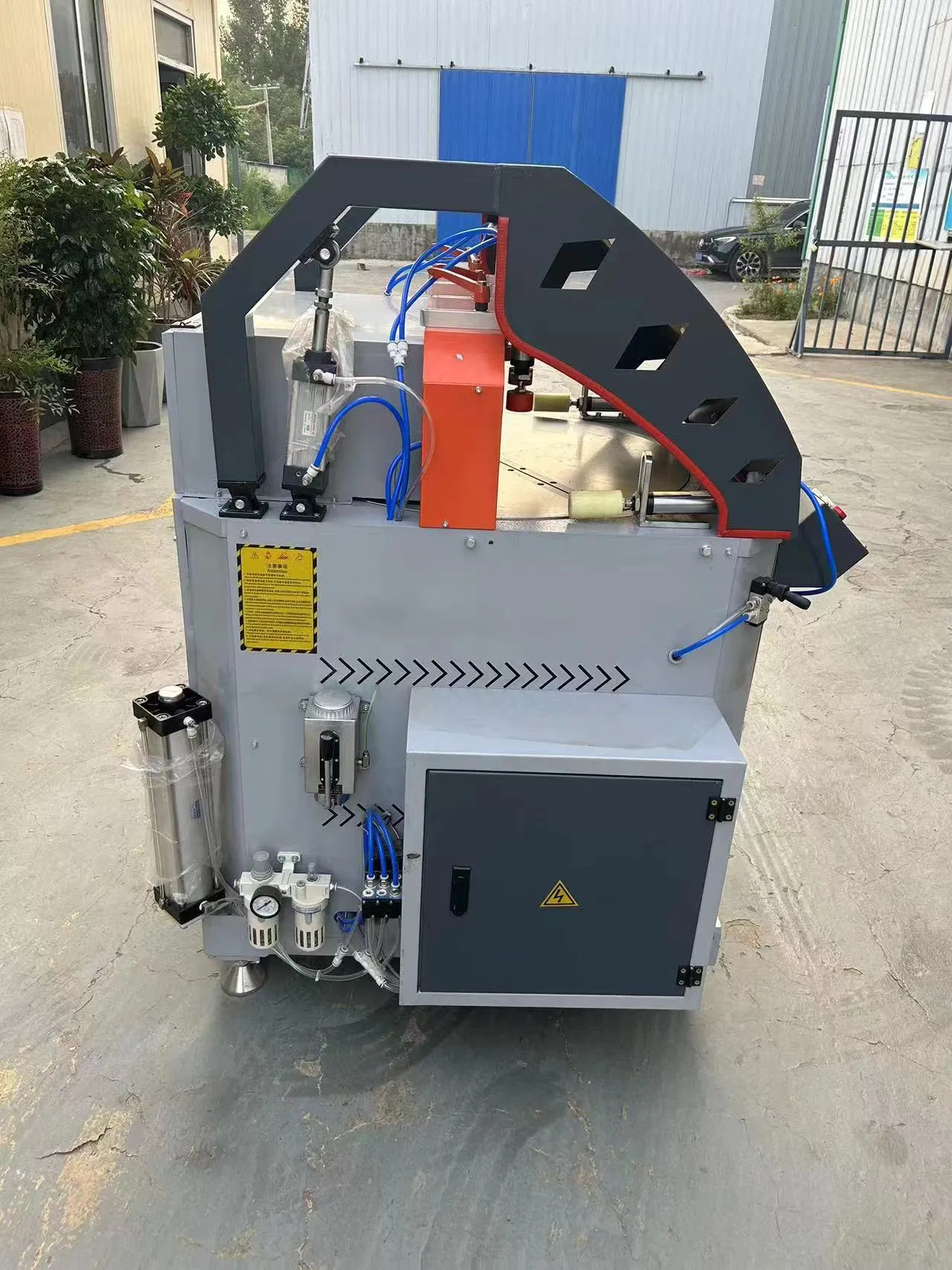 UPVC Window Making Machine Aluminum Cutting Machine Single Head Arbitrary Angle Cutting Saw for UPVC Profile