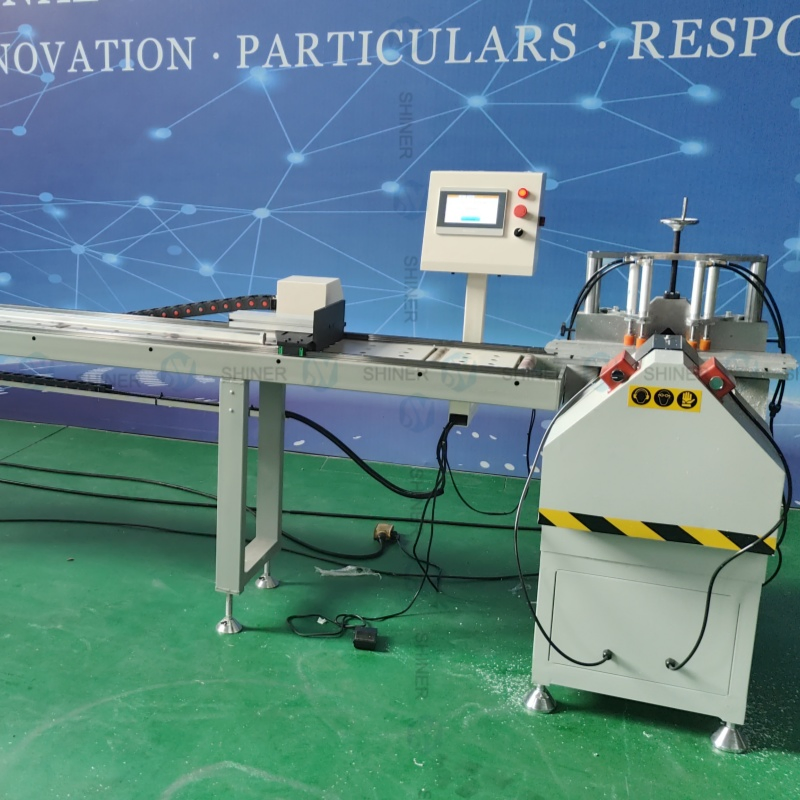 UPVC Window Door Making Machine CNC Glazing Bead Cutting Machine with Bluetooth