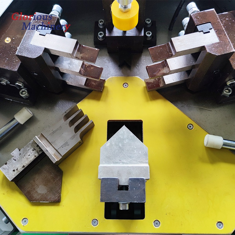 Window Hand Machine Plastic Aluminum Frame Combining Corner Crimping Machinery