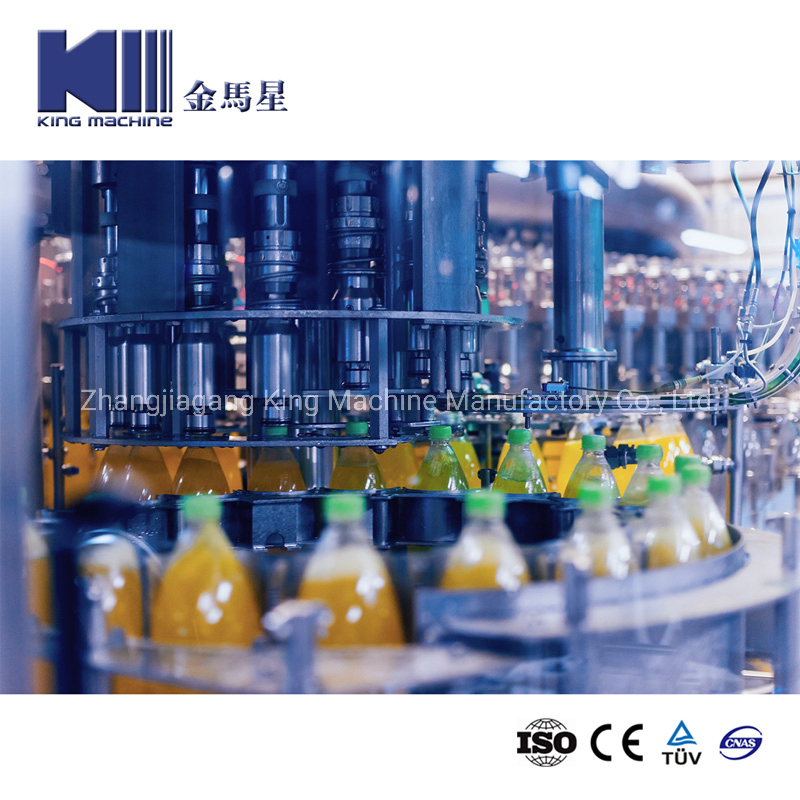 Complete Fruit Juice Processing Plant Pet Bottle Apple Beverage Juice Hot Filling Bottling Machine Automatic 3 in 1 Glass Bottle Orange Juice Production Line