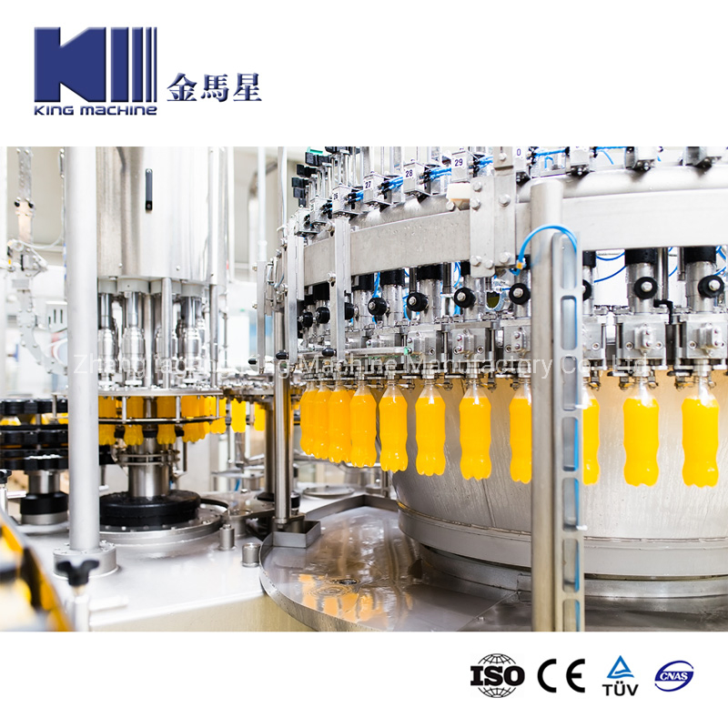 Complete Fruit Juice Processing Plant Pet Bottle Apple Beverage Juice Hot Filling Bottling Machine Automatic 3 in 1 Glass Bottle Orange Juice Production Line