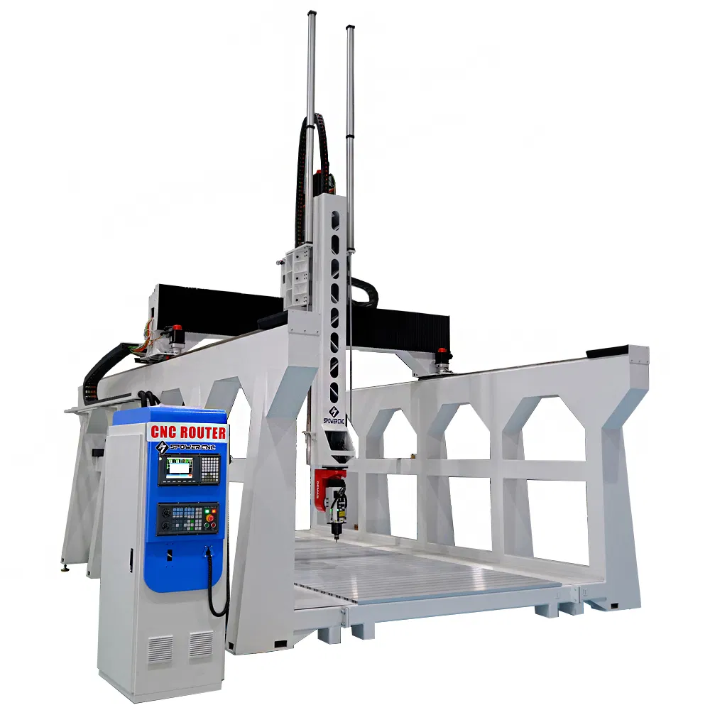 Spower 5 Axis CNC Machining Center for Metal Aluminum Cutting