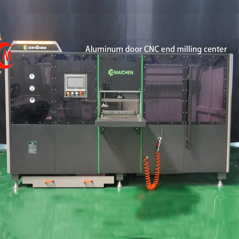 Window-Door Equipment Aluminum Window Frames and Vertical Frame Profiles CNC End Milling Machining Center