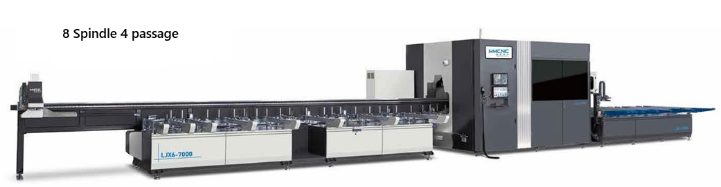 PVC Aluminum Window Door Cutting and Milling Machining Center