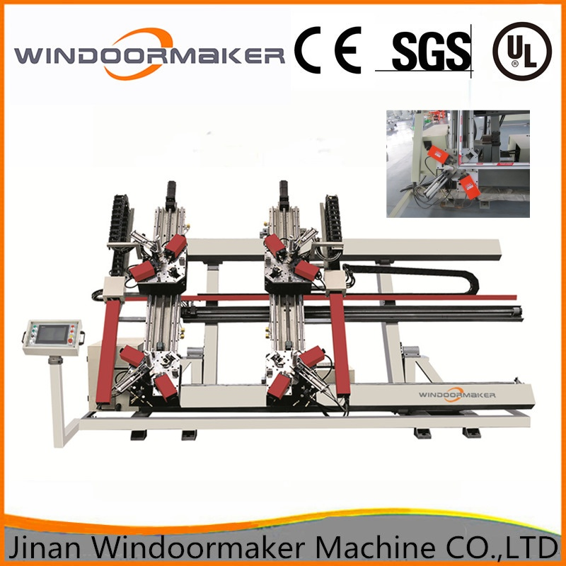 Aluminum Window Door Combining Machine Aluminium Four Head CNC Corner Crimping Machine Window Frame Making Machine