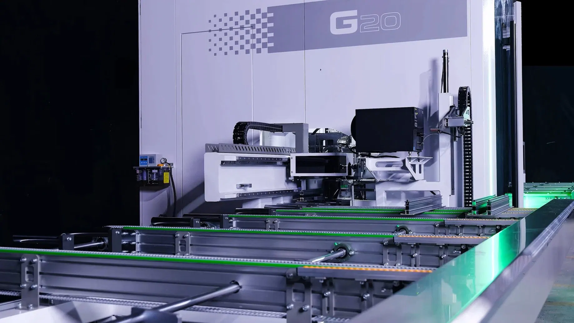 CNC Automatic Aluminium Window Door Machining Milling Making Mill Drill Router Drilling Extruder Welding Engraving Punching Laser Machine G20