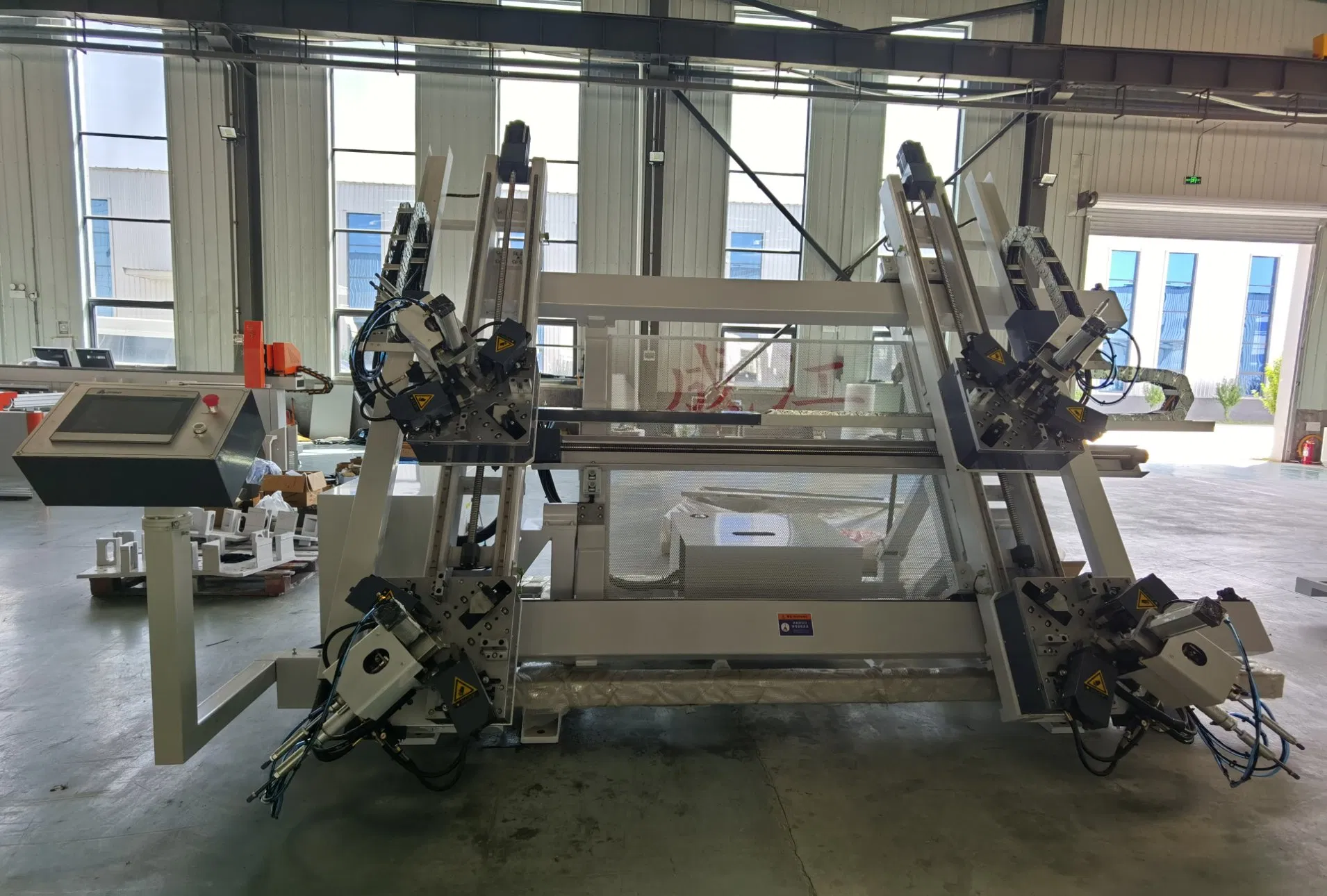 Aluminum Door and Window CNC Four-Head Corner Crimping Machine