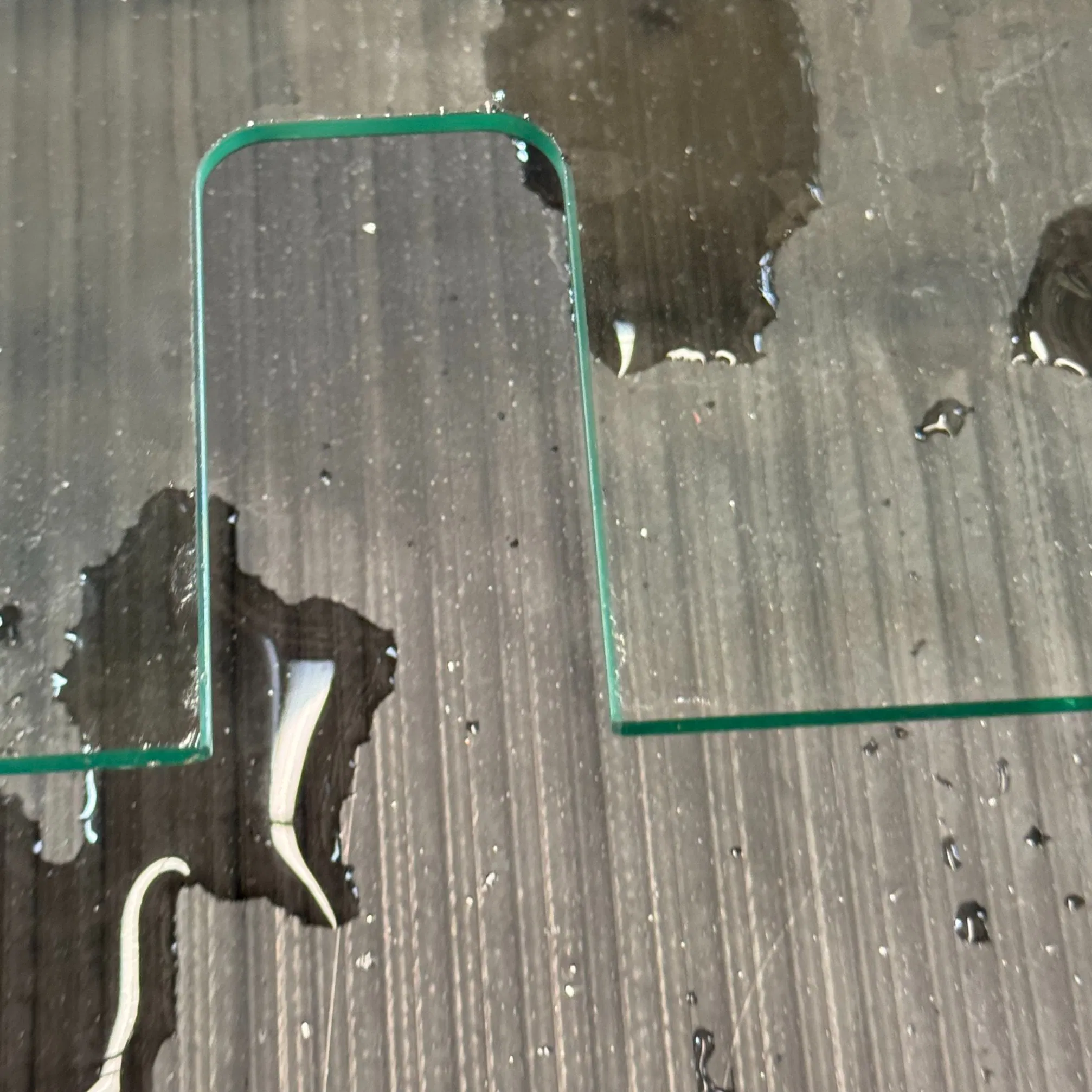 CNC Glass Milling Groove Machine Used for Glass Shaped Hole Drilling and Milling Especiallly for Bathroom Door and Window