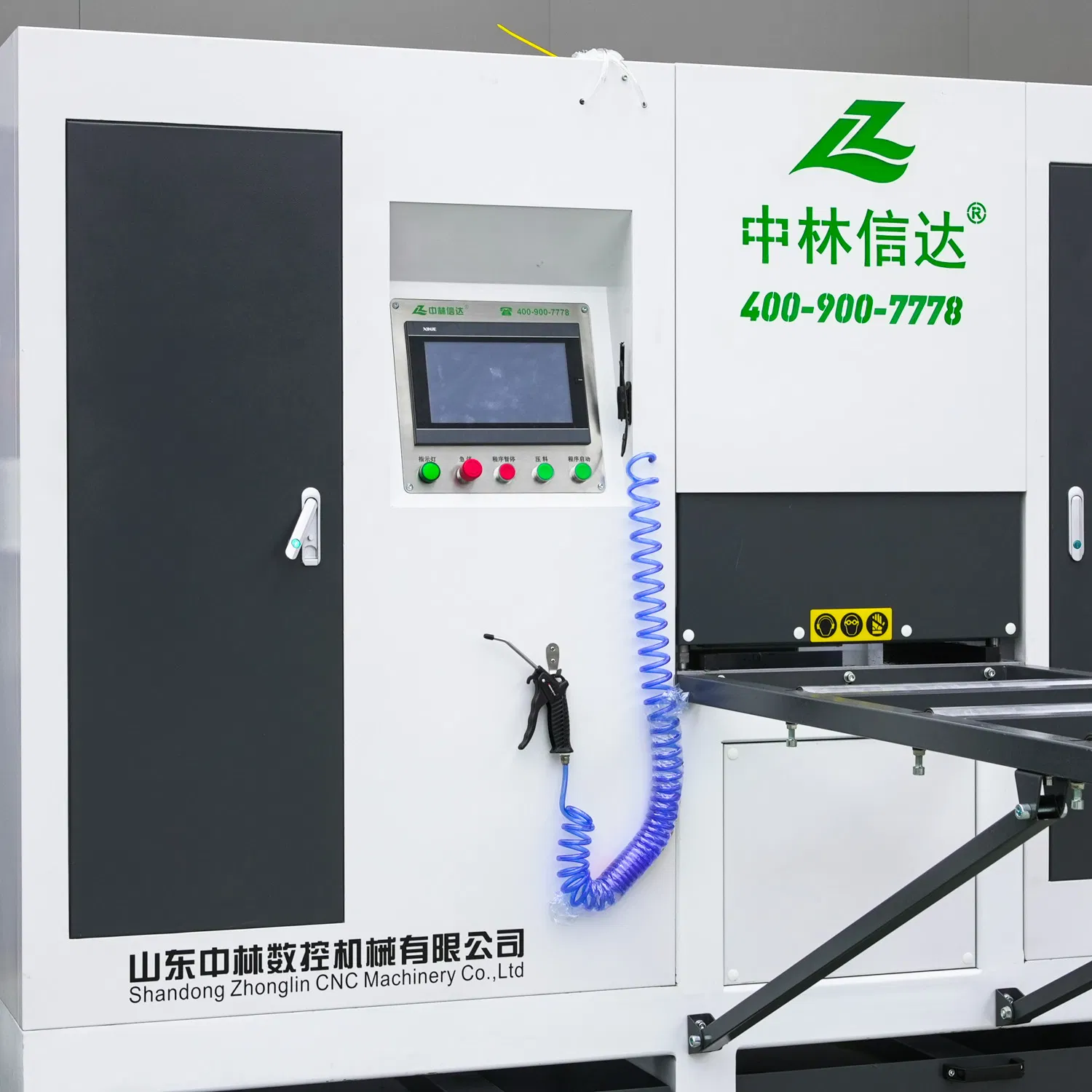 CNC Milling Sawmill Machine - High Precision Aluminum Profile 3+1 End-Milling Drilling Forming Industrial Machinery Template