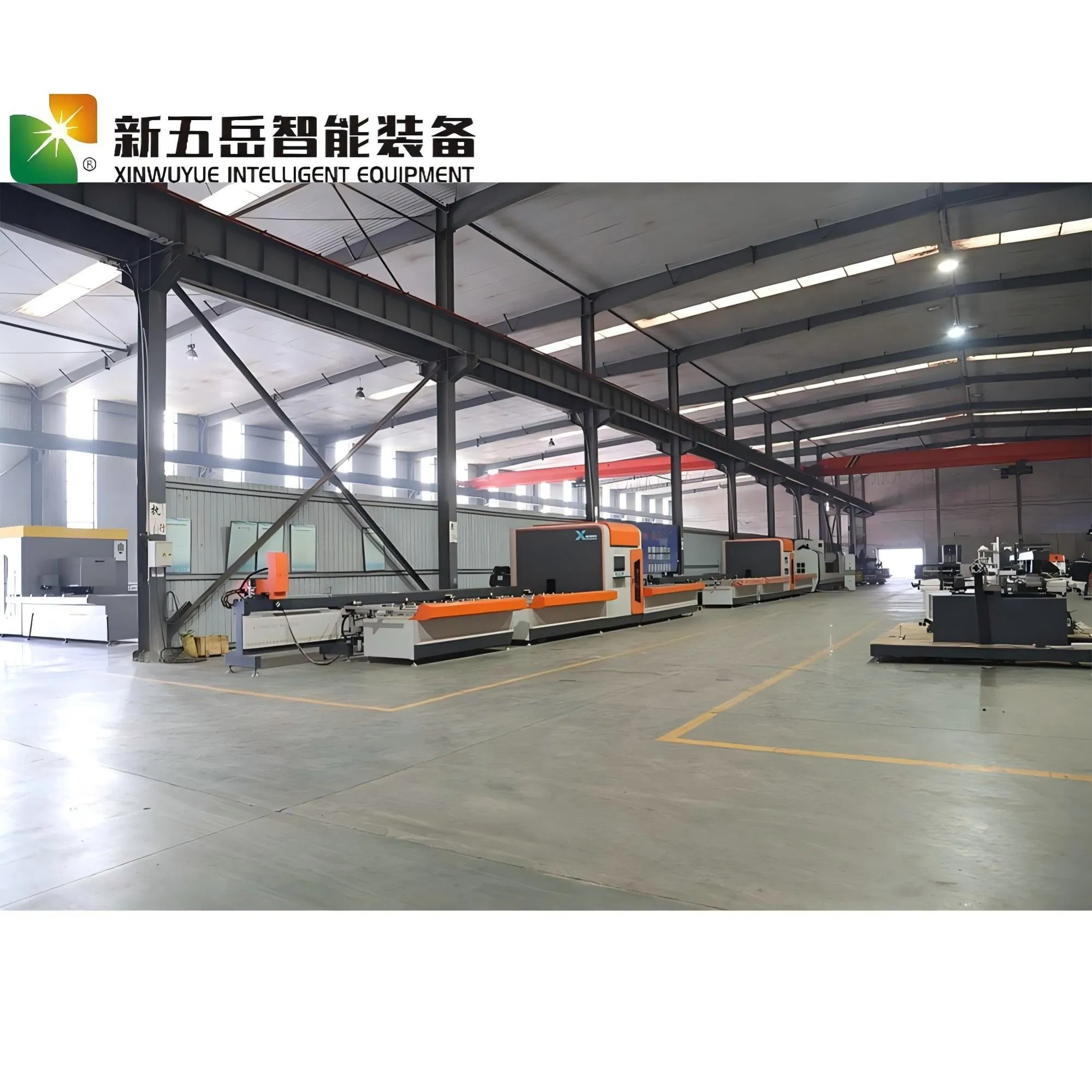 Intelligent CNC Aluminum Profile Cutting Center Auto Feeding Labeling WiFi System