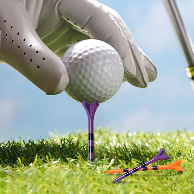 Golf Spike Plastic Tee Colored