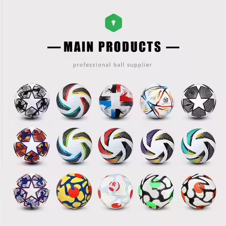 Customized Football Soccer Ball High Quality Multi Color Logo Printing Soccer Football