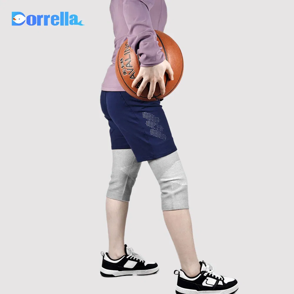 White Basketball Knee Pads Sports Basketball Knee Compression Sleeve