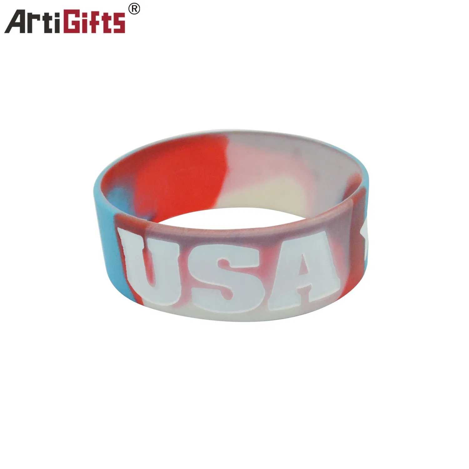 Custom Sports PVC Silicon Rubber Bracelet Wristband for Promotional Gift