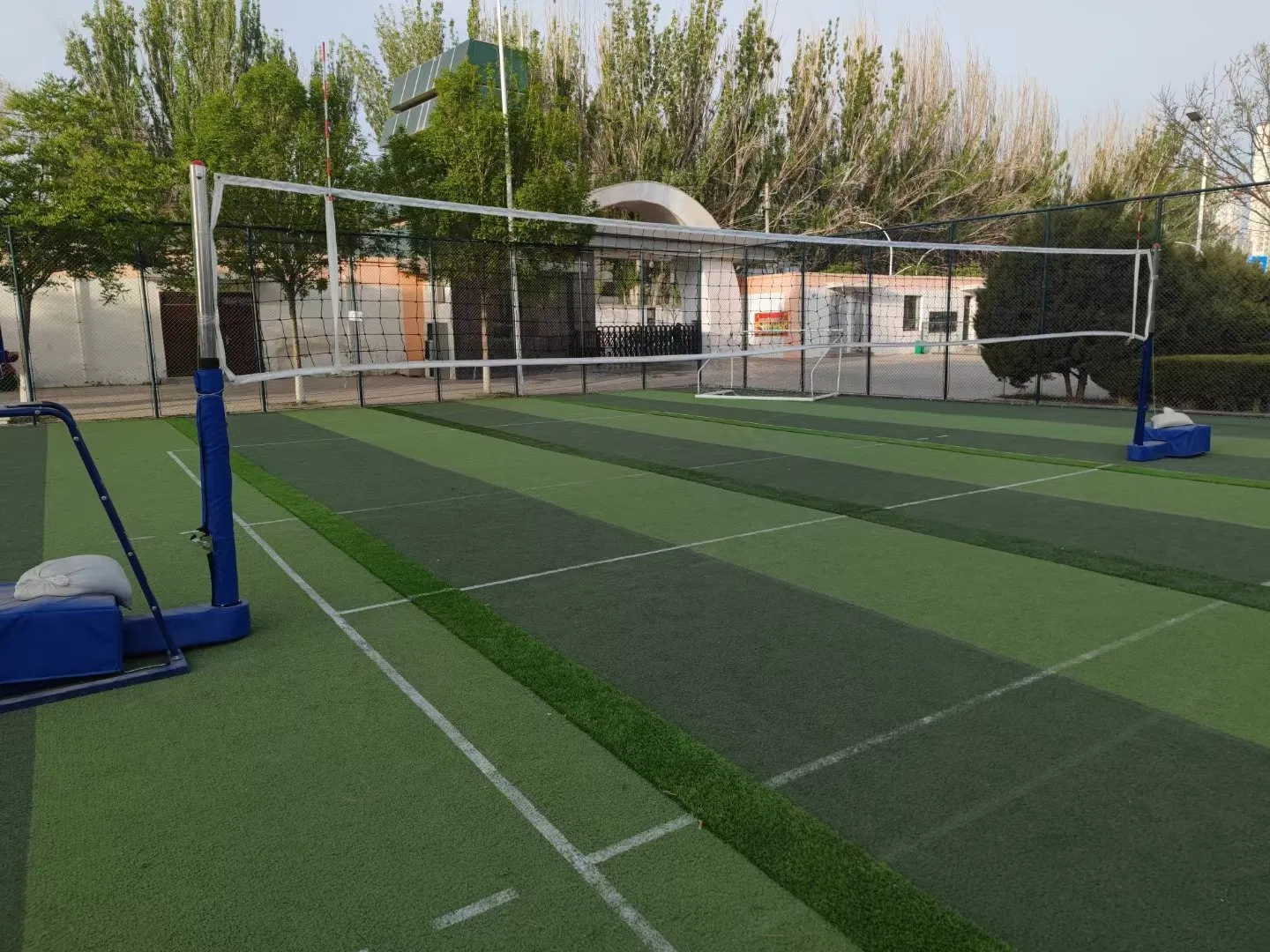 Height Adjustable and Movable Volleyball Poles