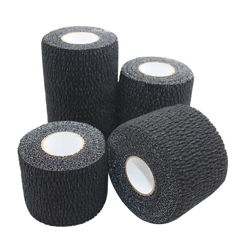2 Inches Light Elastic Adhesive Bandage Eab Sport Tape for Weightlifting Grip Athletic Sports Tape Thumbing Finger Weightlifting Tape Cotton Zinc Oxide Bandage