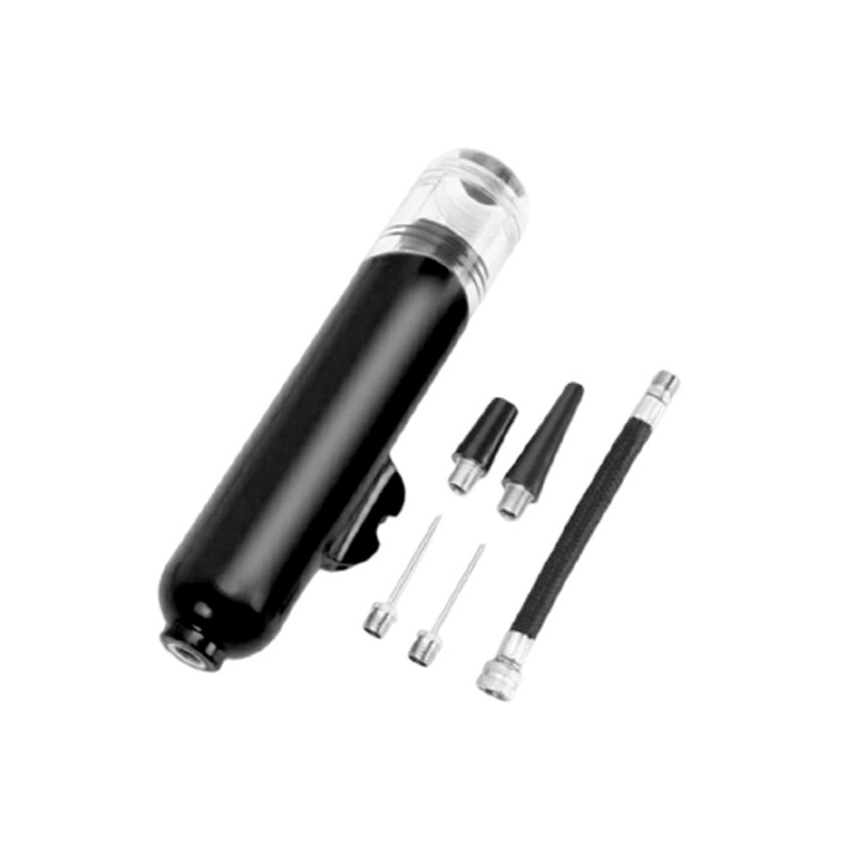 Ball Pump, Portable Dual Action Air Pump Manual Sports Inflator Pump with Needles and Nozzles