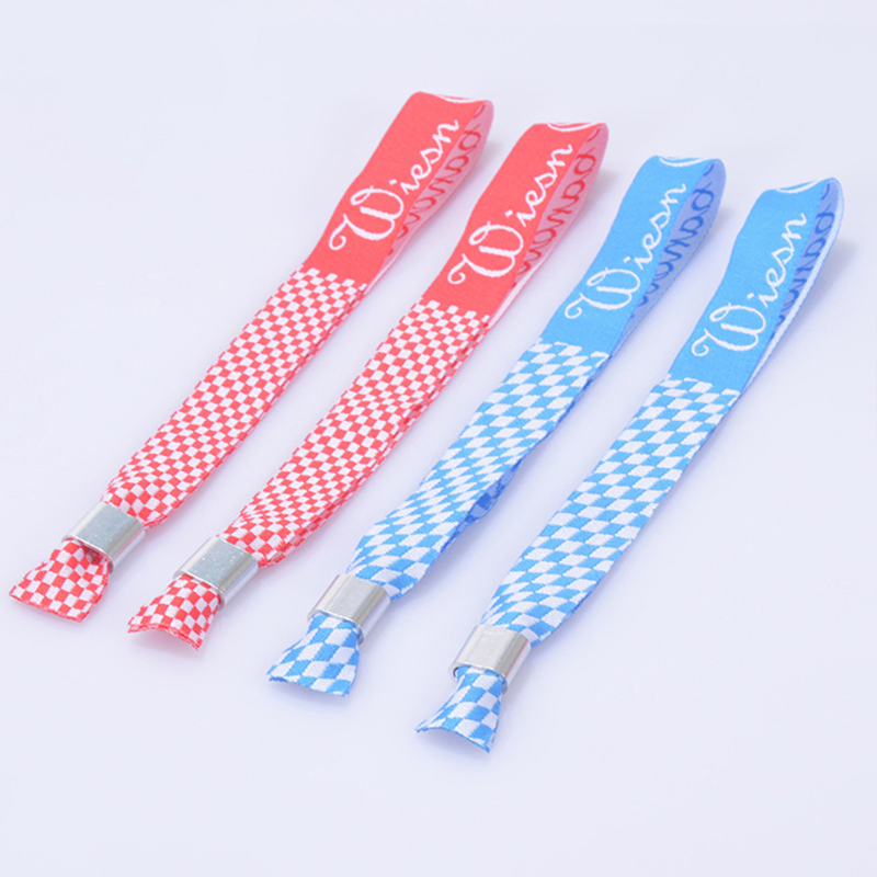 Custom Logo Eco-Friendly Polyester Sublimation Printed Sport Wristband for Promotional Use