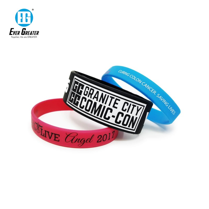Custom Wholesale Waterproof Silicone Sports Wristband Personalized Fashion PVC Rubber Wristband