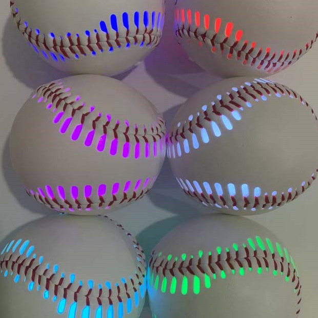 Custom Logo LED Baseball Luminous Baseball Softball