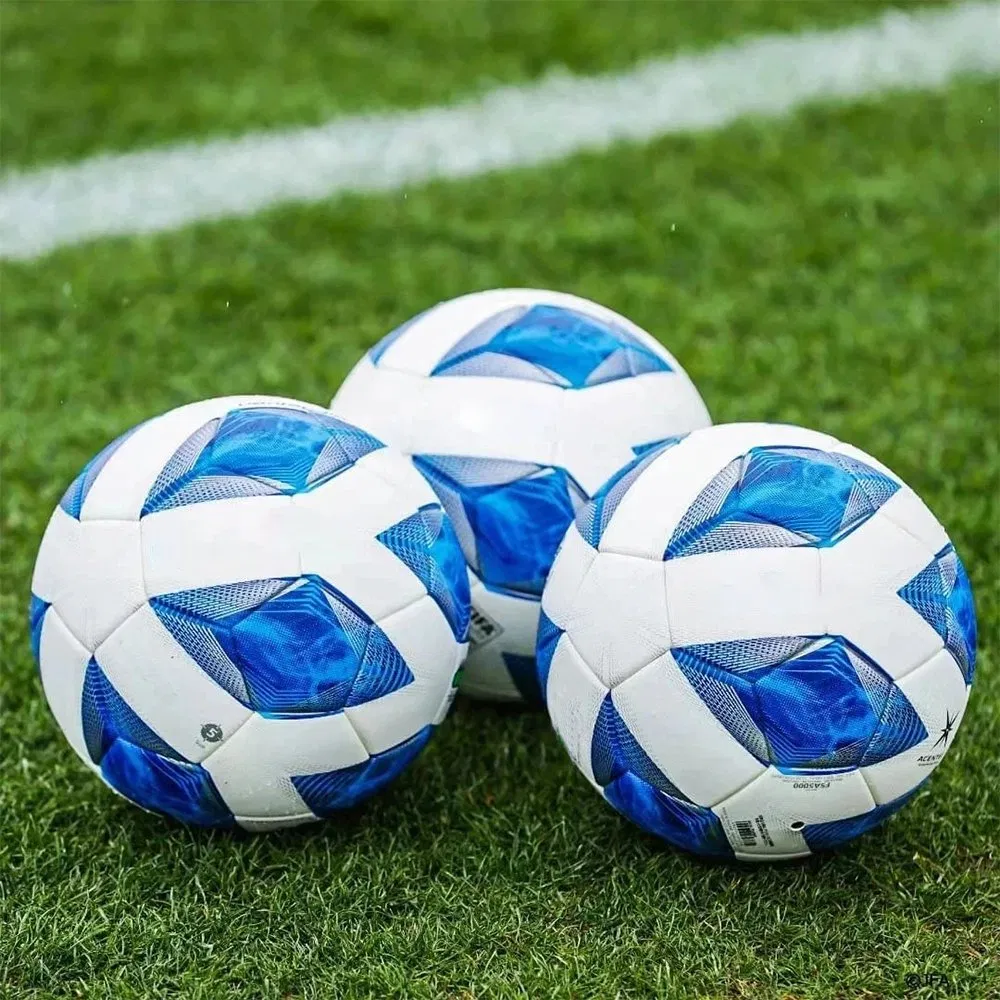 Pelota De Futbol Size 5 Textured TPU Leather Thermal Bonded Soccer Ball