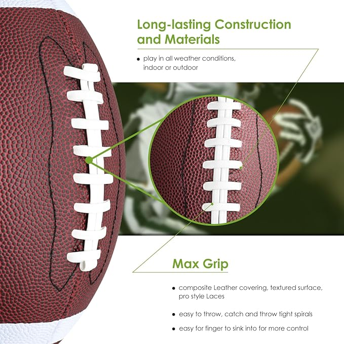High Quality PU American Footaball Rugby Ball