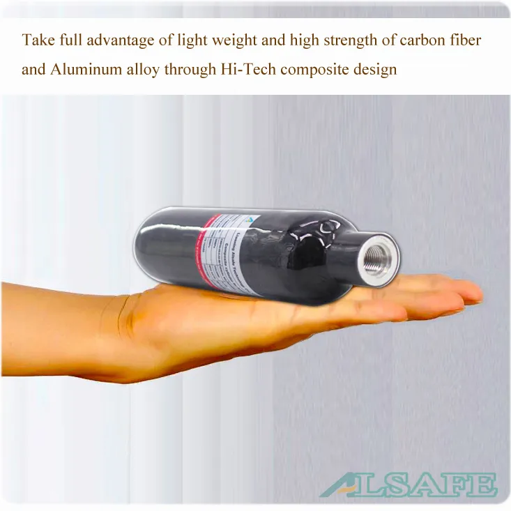 Carbon Air Bottle View 1