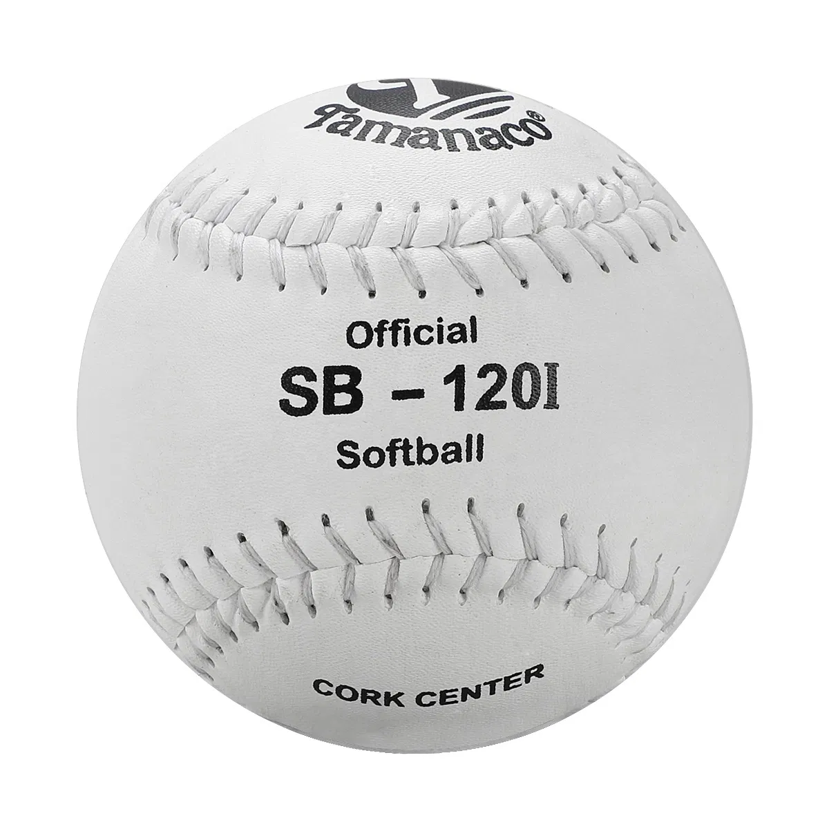 12" White PVC Leather Tamanaco Sb-120I Wholesale Official Professional Standard Bolas De Softball Pelotas Tamanaco Sb-120