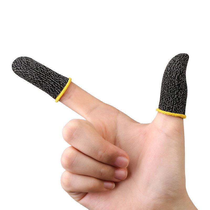 Ultra-Thin Sweat-Proof Positioning and Anti-Slip E-Sports Carbon Fiber Gaming Finger Sleeves