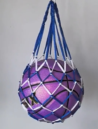 Basketball Net Bag Volleyball Football Sports Carry Bag Durable Single Ball Carrier Polyester Ball Mesh Bag