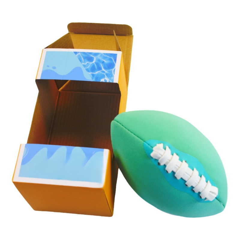 Scuba Fabric Rugby Machine Sewn Rugby Beach Toy Ball