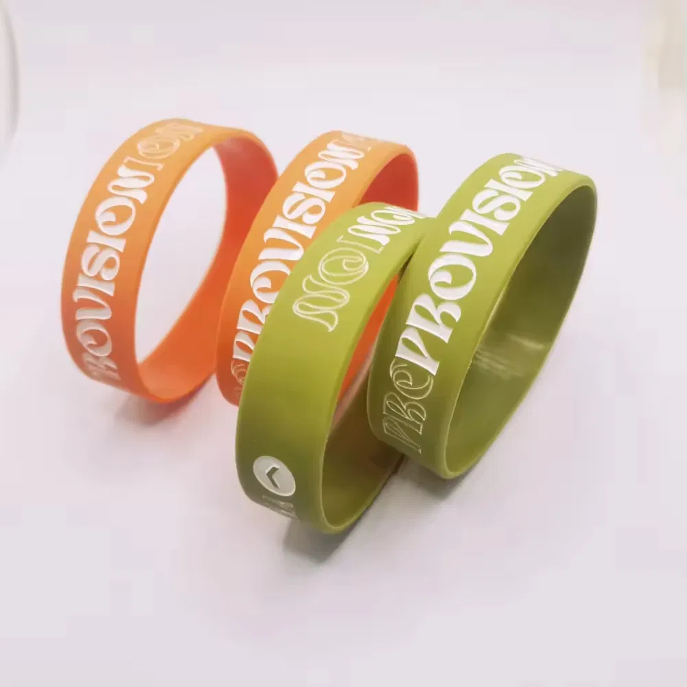 Euramerican Style Custom Ball Games Souvenir Silicone Wristband Ball Sports Stars Cheerleader Rubbery Words Bracelet Wristband