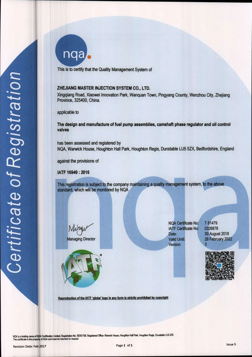 Fuel Pump Module Assy LR016845